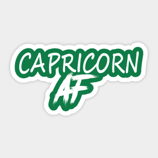 CAPRICORN AF WHITE Sticker